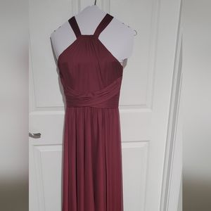 David's Bridal dress size in color wine